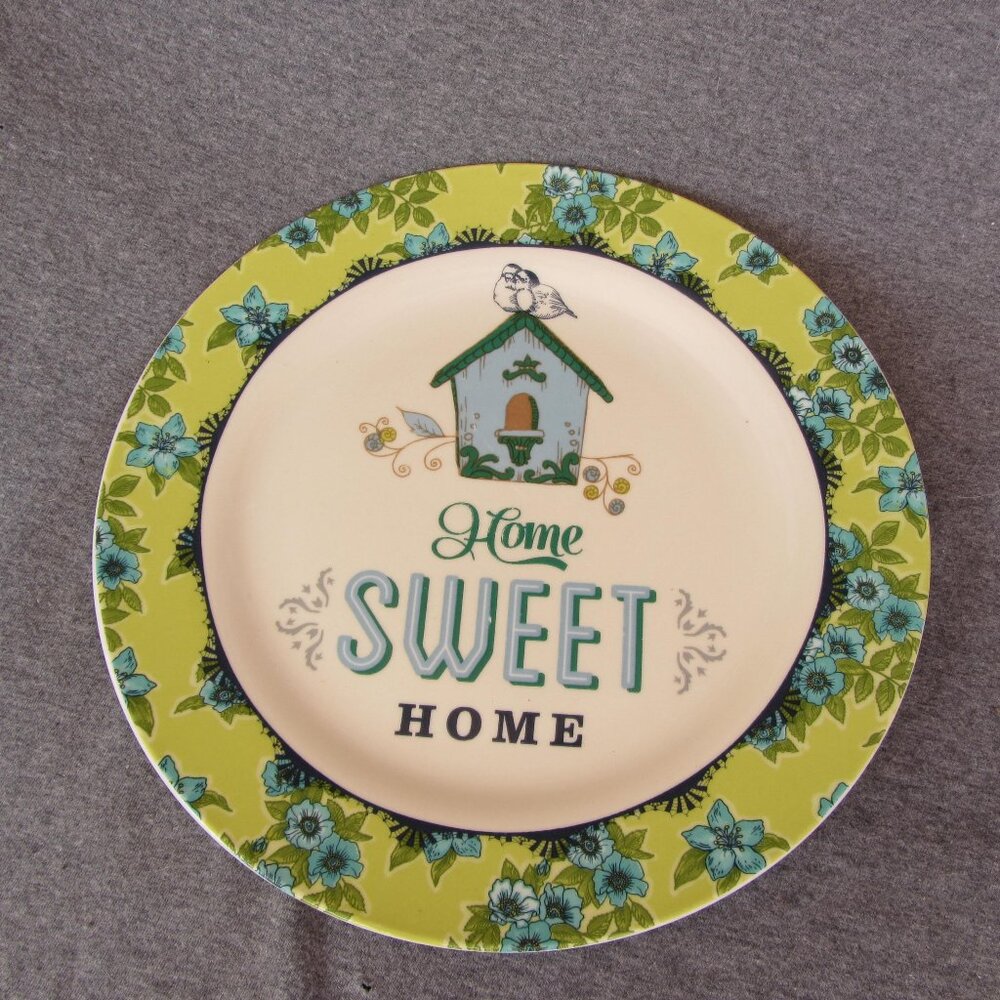 4 for $40 - Home Sweet Home plate by Maud Borup (W3317)
